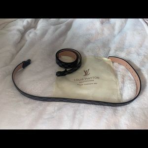 Two Louis vuitton belts. Obo
